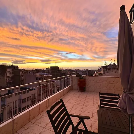 Appartement Horizon /downtown Penthouse W/ Massive Terrace Thessalonique